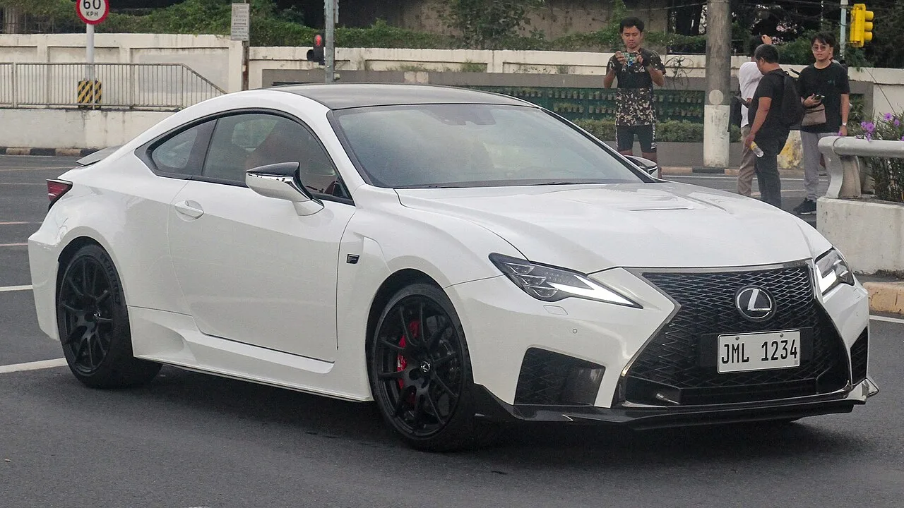 2020 Lexus RC-F: representative catalogue photo; trim and equipment may differ.