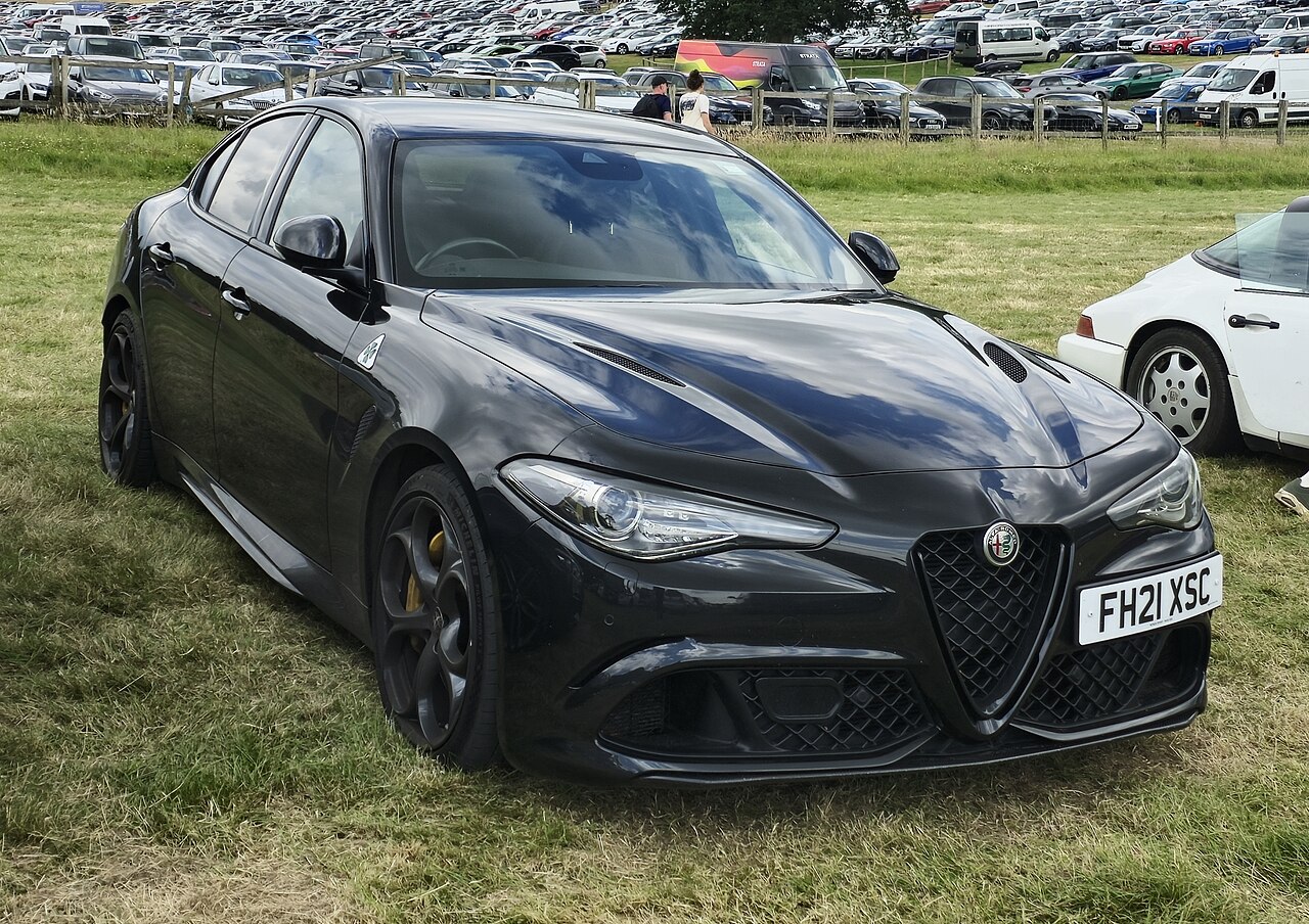 Alfa Romeo Giulia Quadrifoglio. Overseas example; specifications may differ.