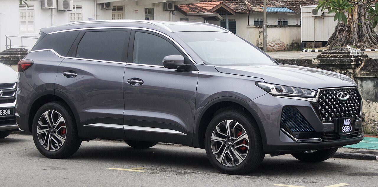 Chery Tiggo 7 Pro. Overseas example; specifications may differ.