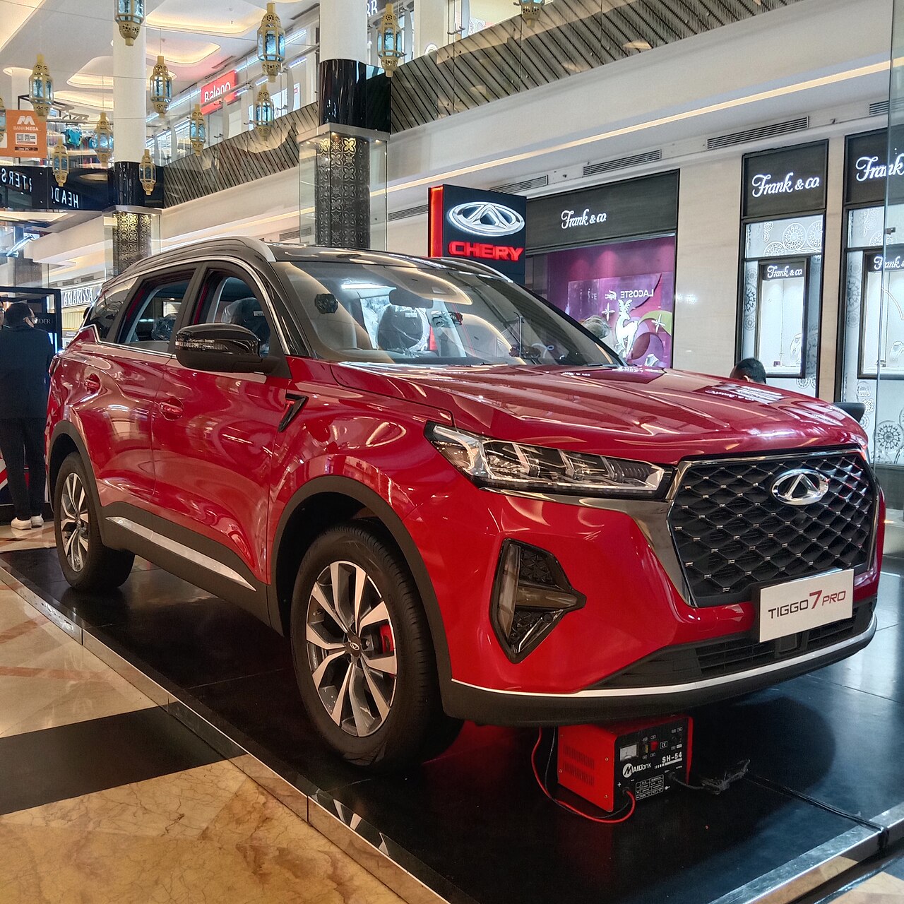 Chery Tiggo 7 Pro. Overseas example; specifications may differ.