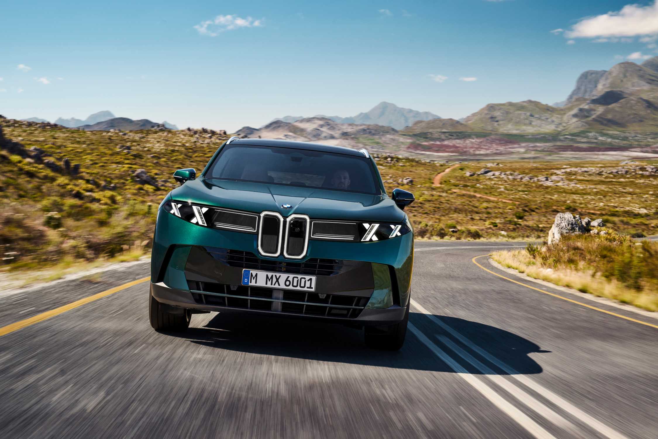 BMW press photo: new X5, international model.