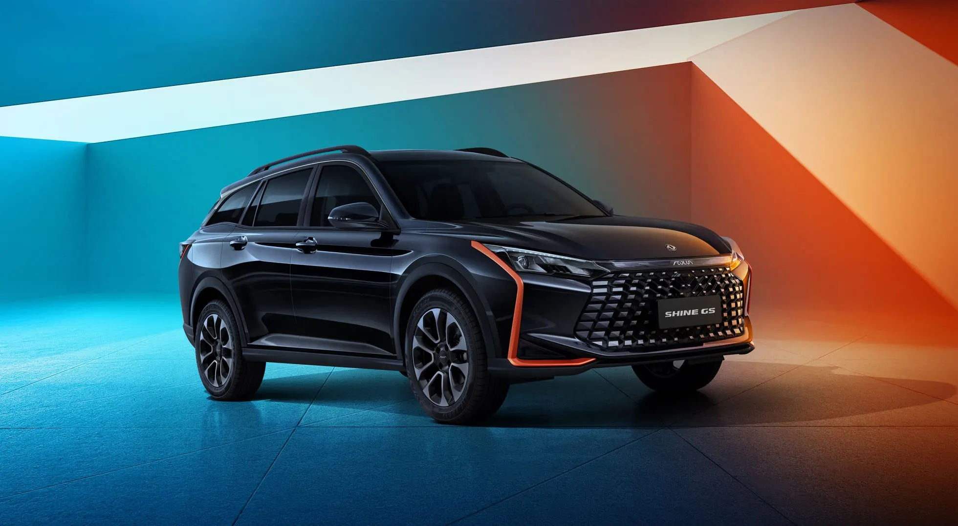Dongfeng Shine GS in black — Dongfeng Jamaica/Bert’s Automotive. Dealer model imagery; confirm local colours and equipment.
