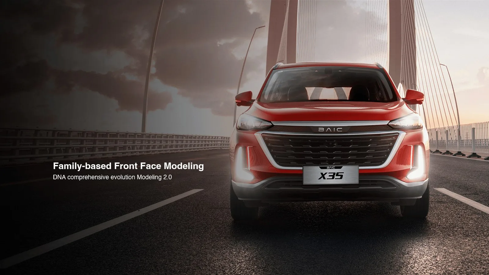 BAIC X35 Luxury — representative model image. Local year, grade and equipment should be confirmed.